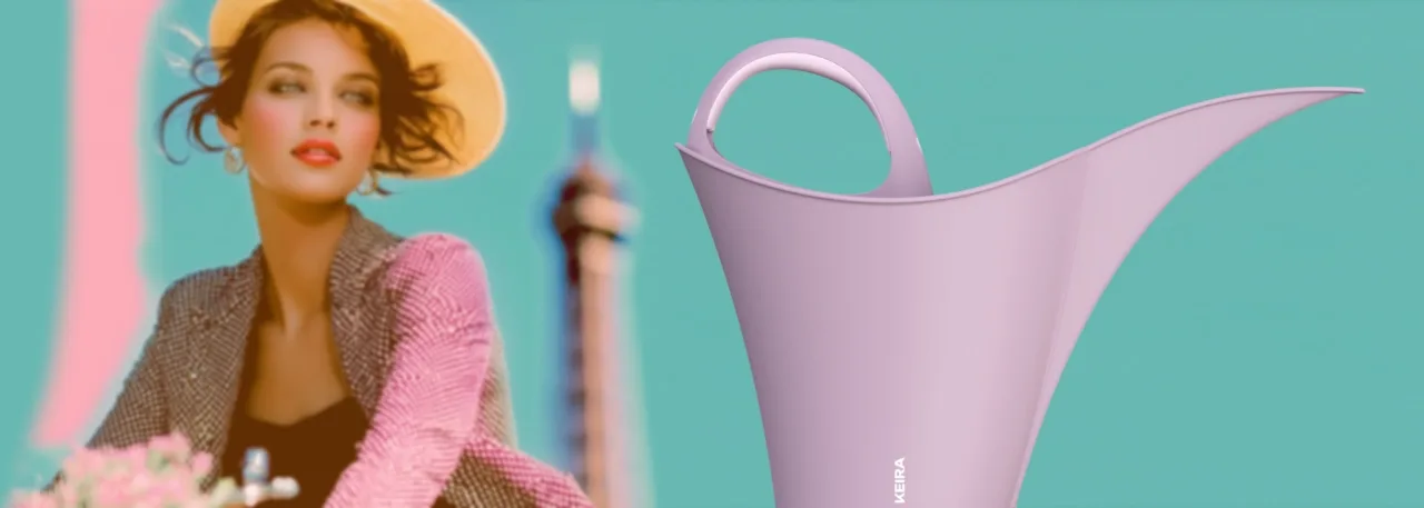 Arrosoir KEIRA dans un décor parisien
